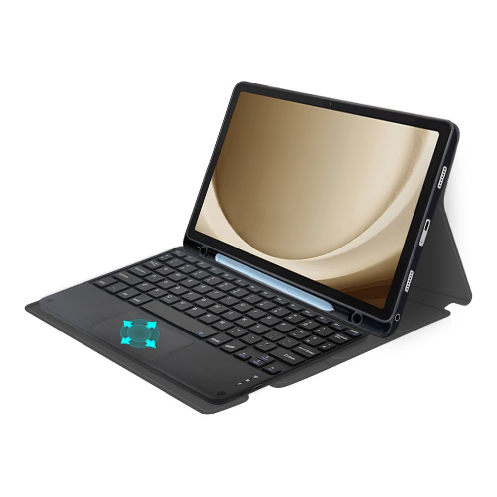 Magnetic Attached Detachable wireless Keyboard case with Built-in Pen slot For Samsung Galaxy Tab A9 PLUS 11''