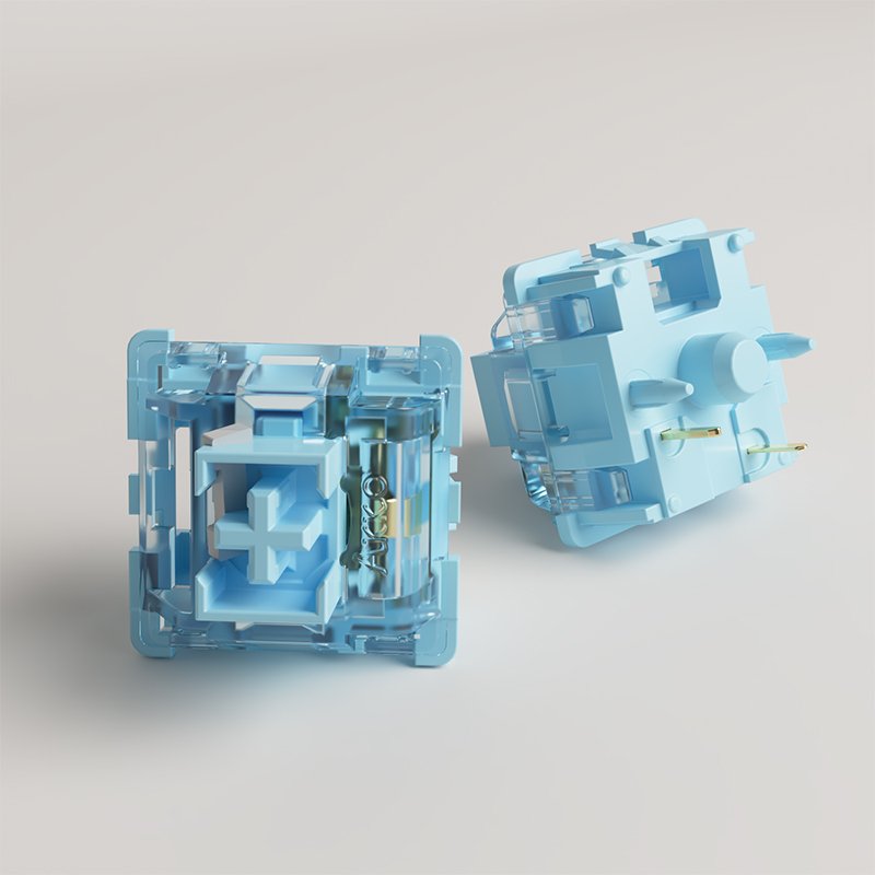 Akko V3 Pro Cream Yellow Blue Keyboard Switches 5 Pin 45pcs Gaming Keyboard Yellow Switches