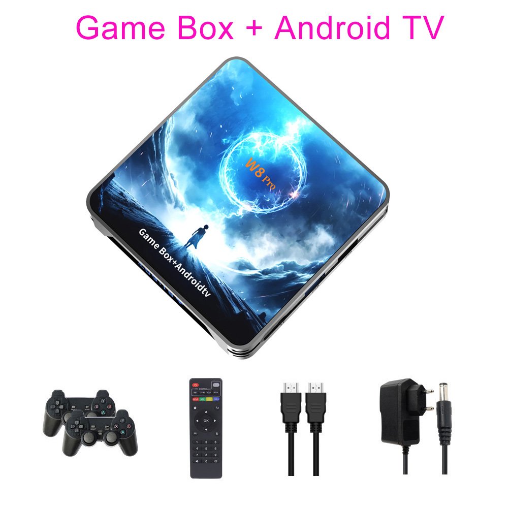 Best Sell Game Stick 4K W8 PRO Plus Mini Retro Video Game Console HD 64GB 35000 Mini Classic Retro Video Game Consoles