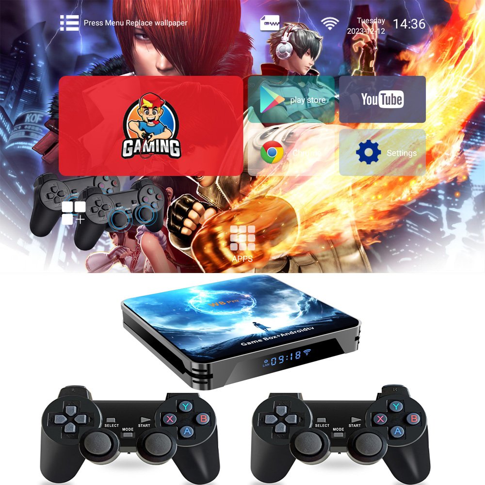 Best Sell Game Stick 4K W8 PRO Plus Mini Retro Video Game Console HD 64GB 35000 Mini Classic Retro Video Game Consoles