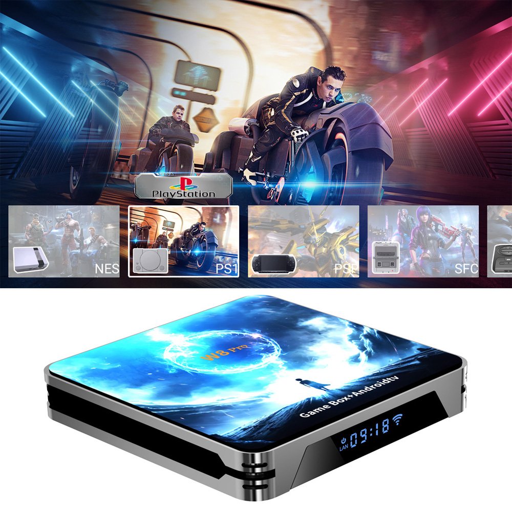 Best Sell Game Stick 4K W8 PRO Plus Mini Retro Video Game Console HD 64GB 35000 Mini Classic Retro Video Game Consoles