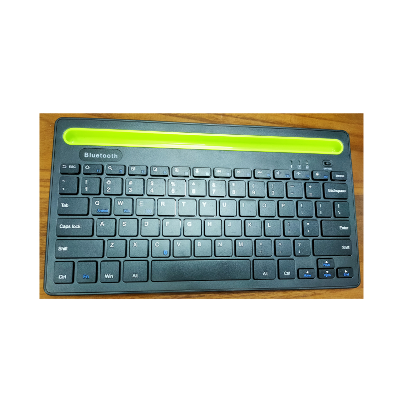 Black Wireless Silent Multi-Device Keyboard Mobile Phone Stylish Portable Convenient Universal Multi-device Wireless Keyboard wi