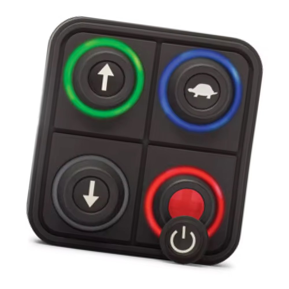Custom LED 2x2 RGB Illuminated Keypad with Arrow Icons Silicone and Rubber Button Panel for Mobile Phones Mechanical Keyboards