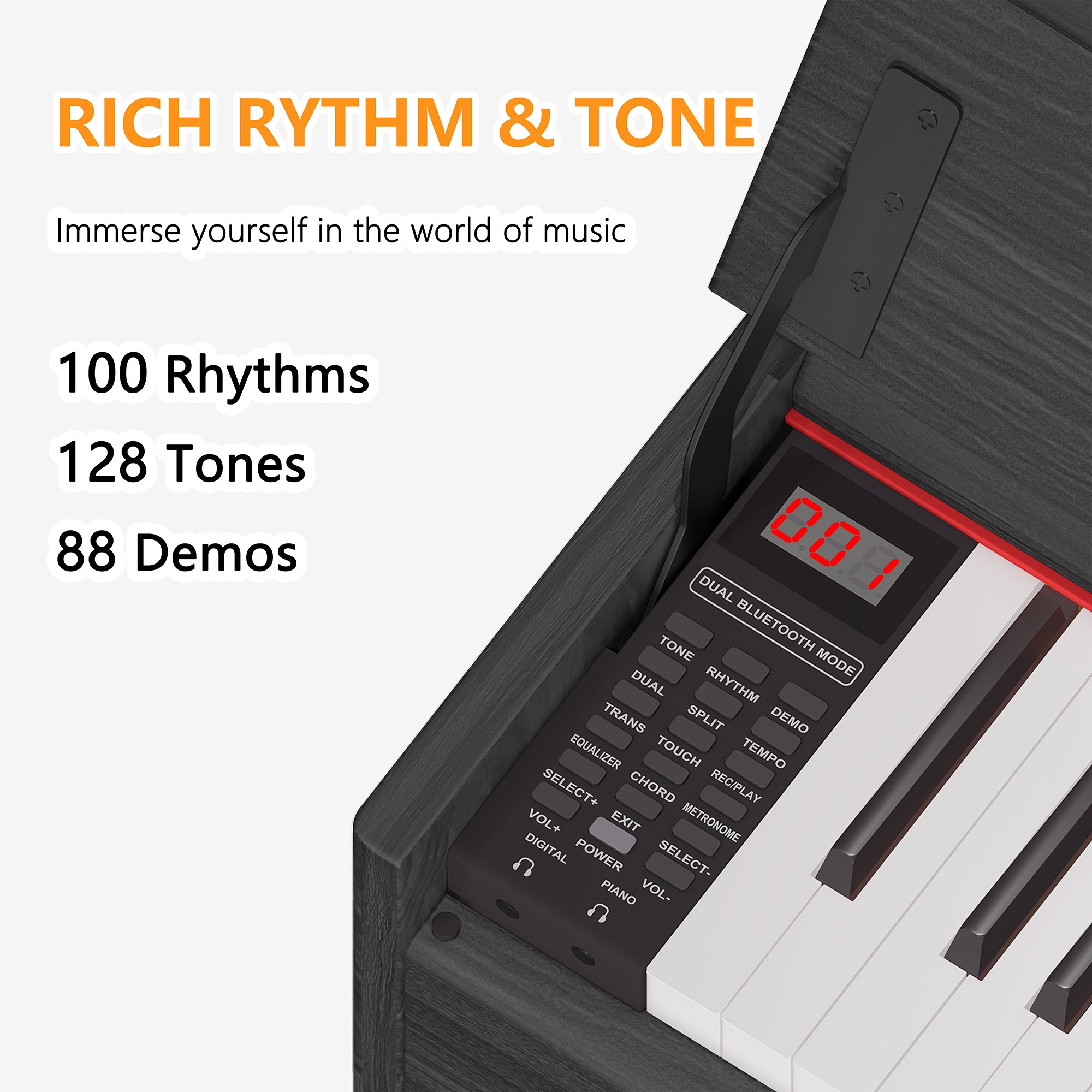 LeGemCharr Keyboard Instruments Piano Digital 88 Keys Piano professional Digital Piano China