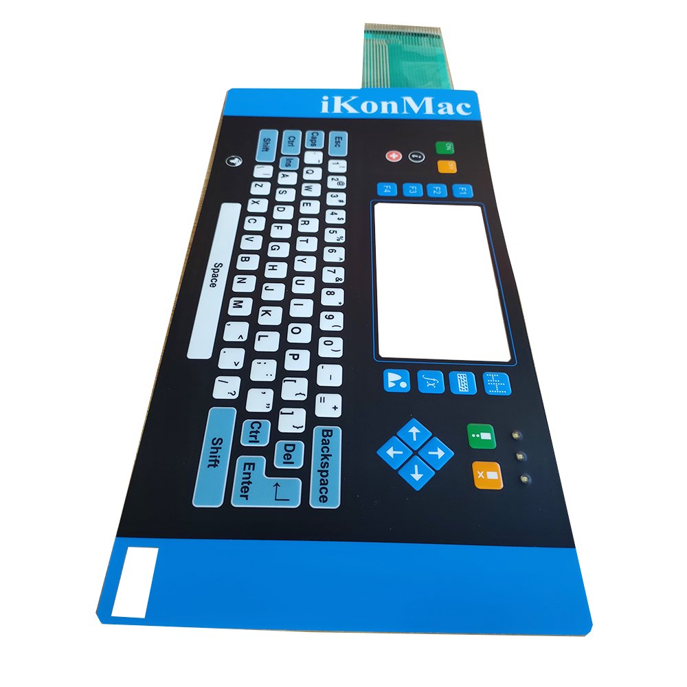 core manufacturer membrane graphic overlay for laboratory equipment