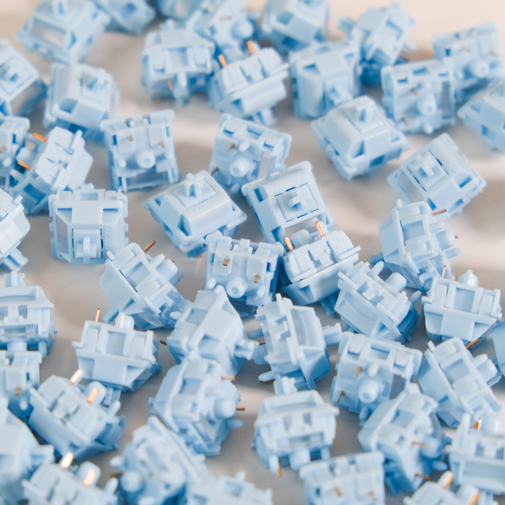 GATERON Fast delivery Sea salt smoothie switch Full POM Material 48g Pre-lubed 5Pin customized mechanical keyboard switch