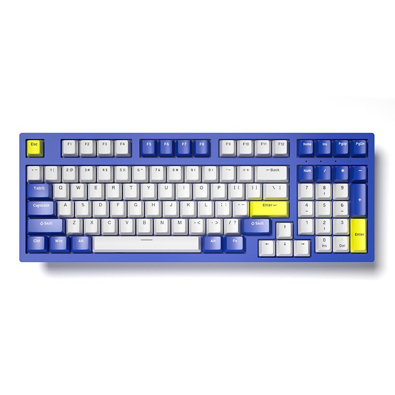 FV-K98 Single Color+Mixed Color 98 Keys Rapid Trigger Wired Mechanical Gaming Keyboard
