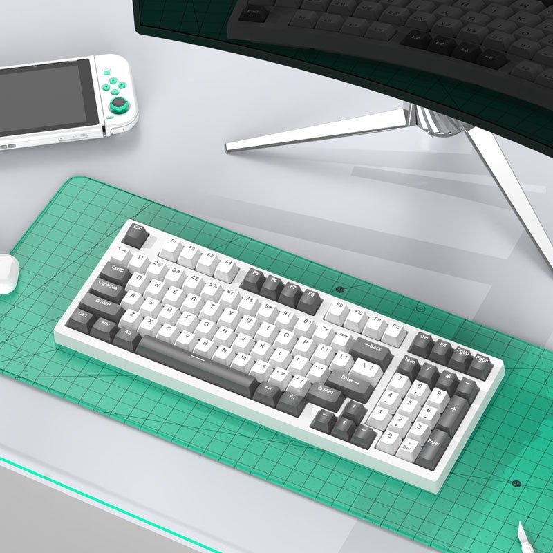 FV-K98 Single Color+Mixed Color 98 Keys Rapid Trigger Wired Mechanical Gaming Keyboard