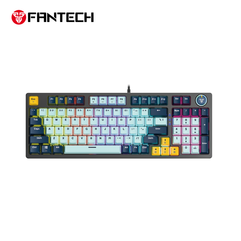 FANTECH MK890v2 ATOM96 RGB Wired Gaming Mechanical Keyboard with Dynamic LED Effects