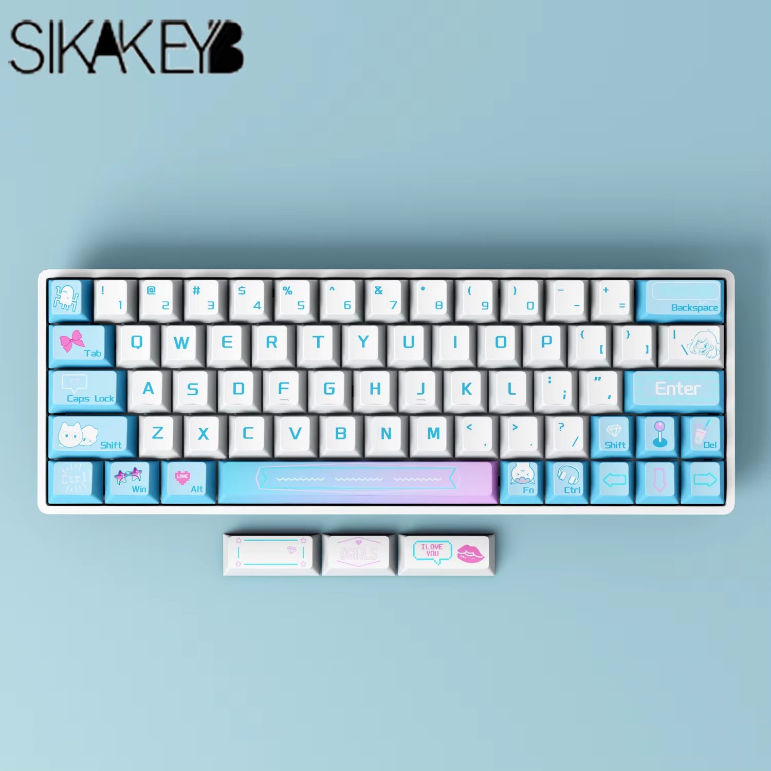 SIKAKEYB Castle HM66 60% Custom Keyboard Native 8k Tray Mount Structure Magnetic Switch Keyboard