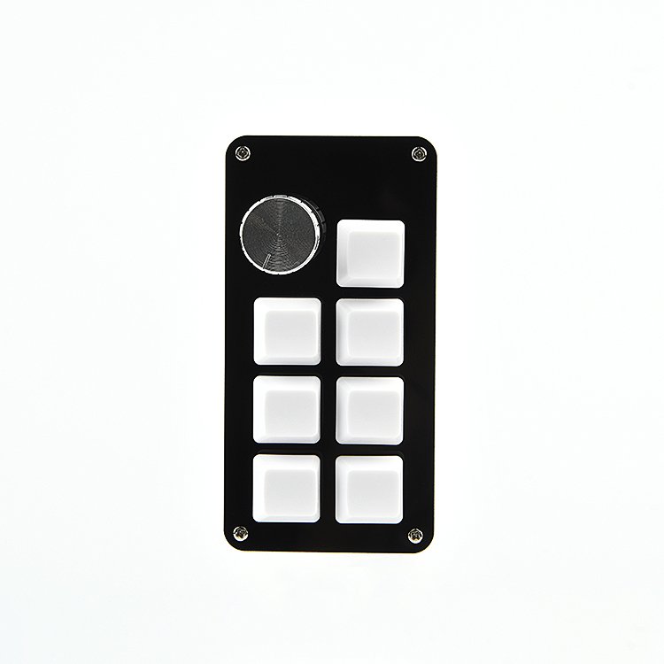 USB mini 7-key keyboard mechanical gaming PC keyboard with software standard keyboard programming