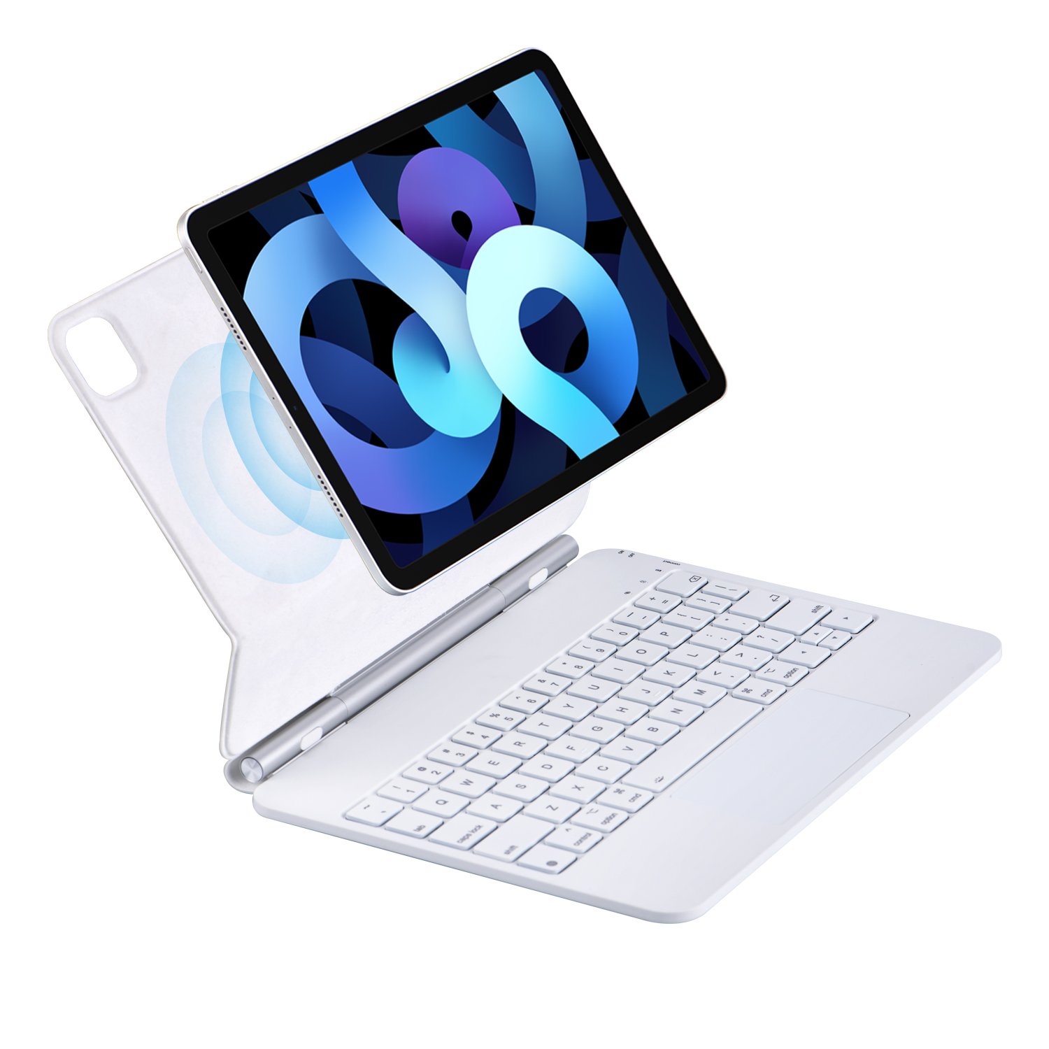 BT. 5.1 Keyboard Case for iPad 10.2" 2019/2020/2021 For iPad Pro/Air 3 10.5" with Pencil Holder Tablet Cover for iPad Keyboard C