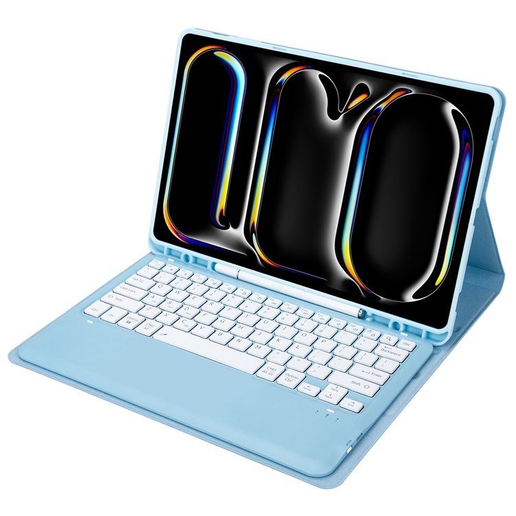 A14B Bluetooth Keyboard Tablet Case For iPad Pro 13 (2024) Bluetooth Keyboard Cover with Pen Slot Ultra Thin Tablet Case