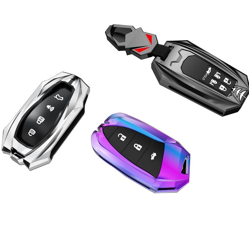 Zinc Alloy Leather Custom Car Logo Car Key Case Cover For Lexus NX ES UX US RC LX GX IS RX 200 250h 350h LS 450h 260h 300h UX200