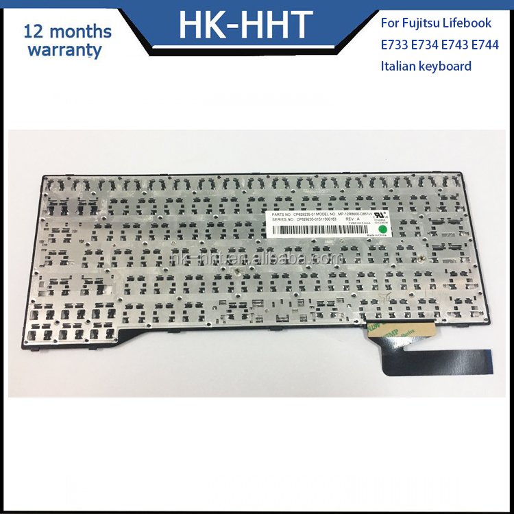 HK-HHT black frame color laptop keyboard protector for E734 Italian layout laptop keyboard replacement