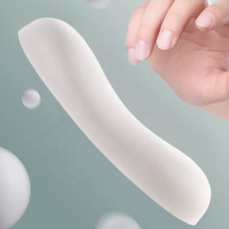 PU Covered Rectangular Silica Gel Pad Bubble Shape Wrist Rest for Keyboard & Mouse Office Use