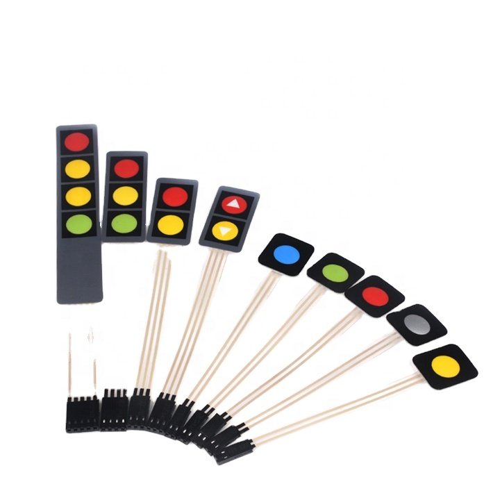 Smart Electronics High Quality Customized Matrix Keyboard Push Button Membrane Metal Dome Membrane Switch Keypad
