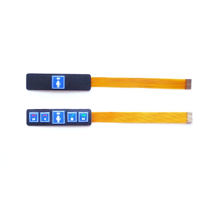 Smart Electronics High Quality Customized Matrix Keyboard Push Button Membrane Metal Dome Membrane Switch Keypad