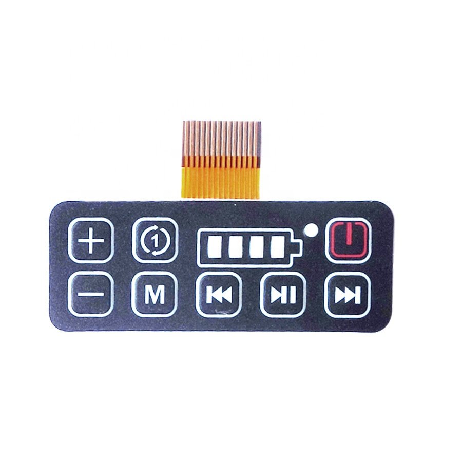 Smart Electronics High Quality Customized Matrix Keyboard Push Button Membrane Metal Dome Membrane Switch Keypad