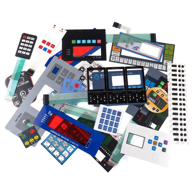 Smart Electronics High Quality Customized Matrix Keyboard Push Button Membrane Metal Dome Membrane Switch Keypad
