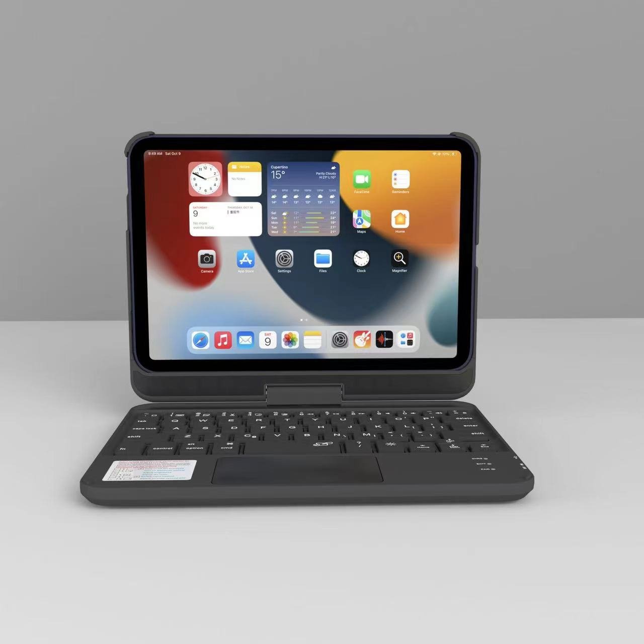 Wireless Keyboard 360 Degree Rotating Kickstand Heavy Duty Rugged Tablet Case For iPad Mini6 8.3inch 2021 A2567 A2568 A2569 Full