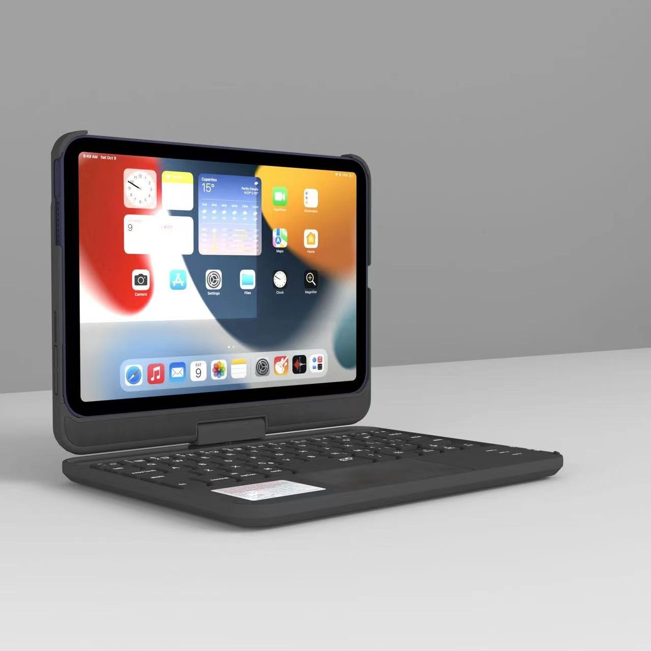 Wireless Keyboard 360 Degree Rotating Kickstand Heavy Duty Rugged Tablet Case For iPad Mini6 8.3inch 2021 A2567 A2568 A2569 Full
