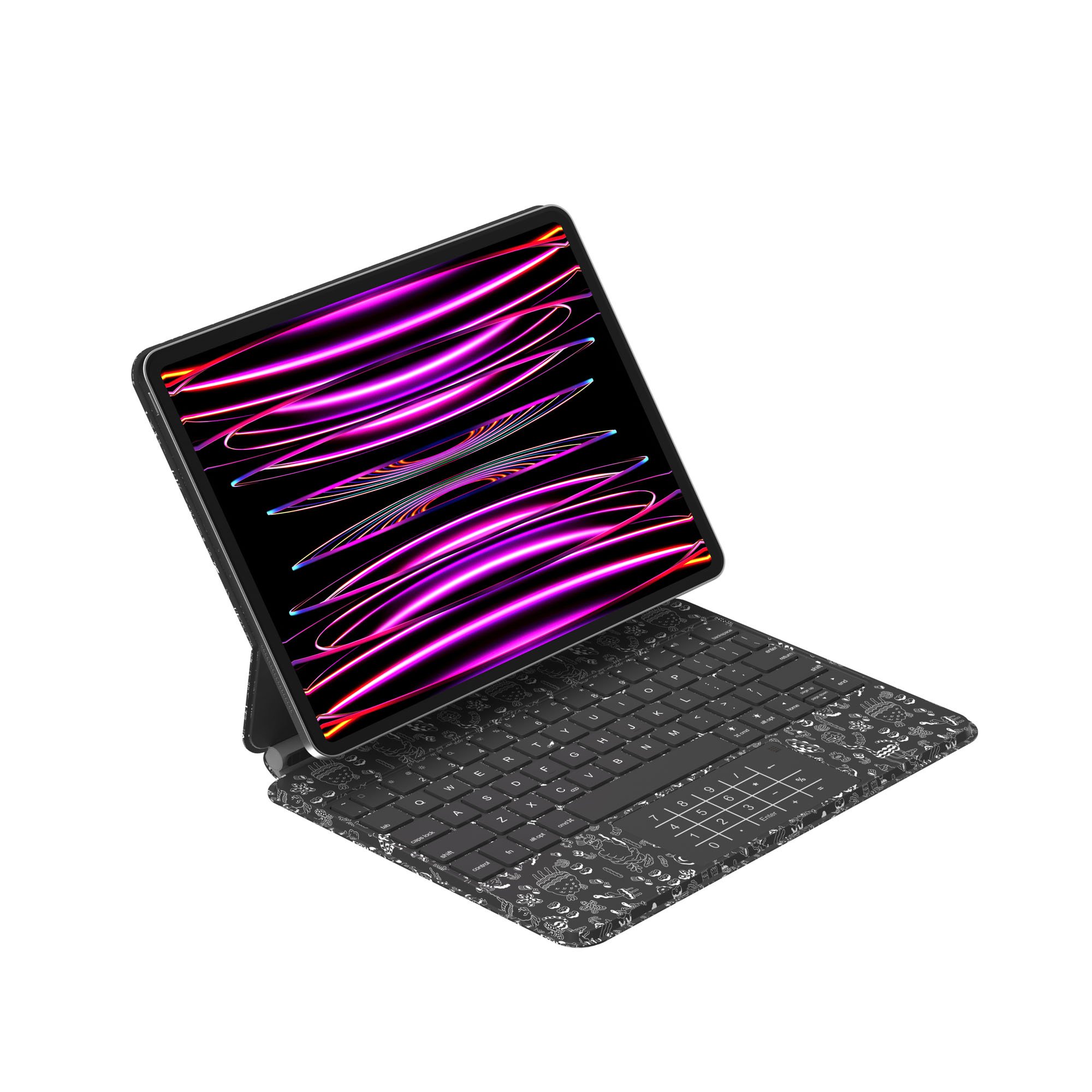 Doodle Keyboard Case Matched for 11 inch