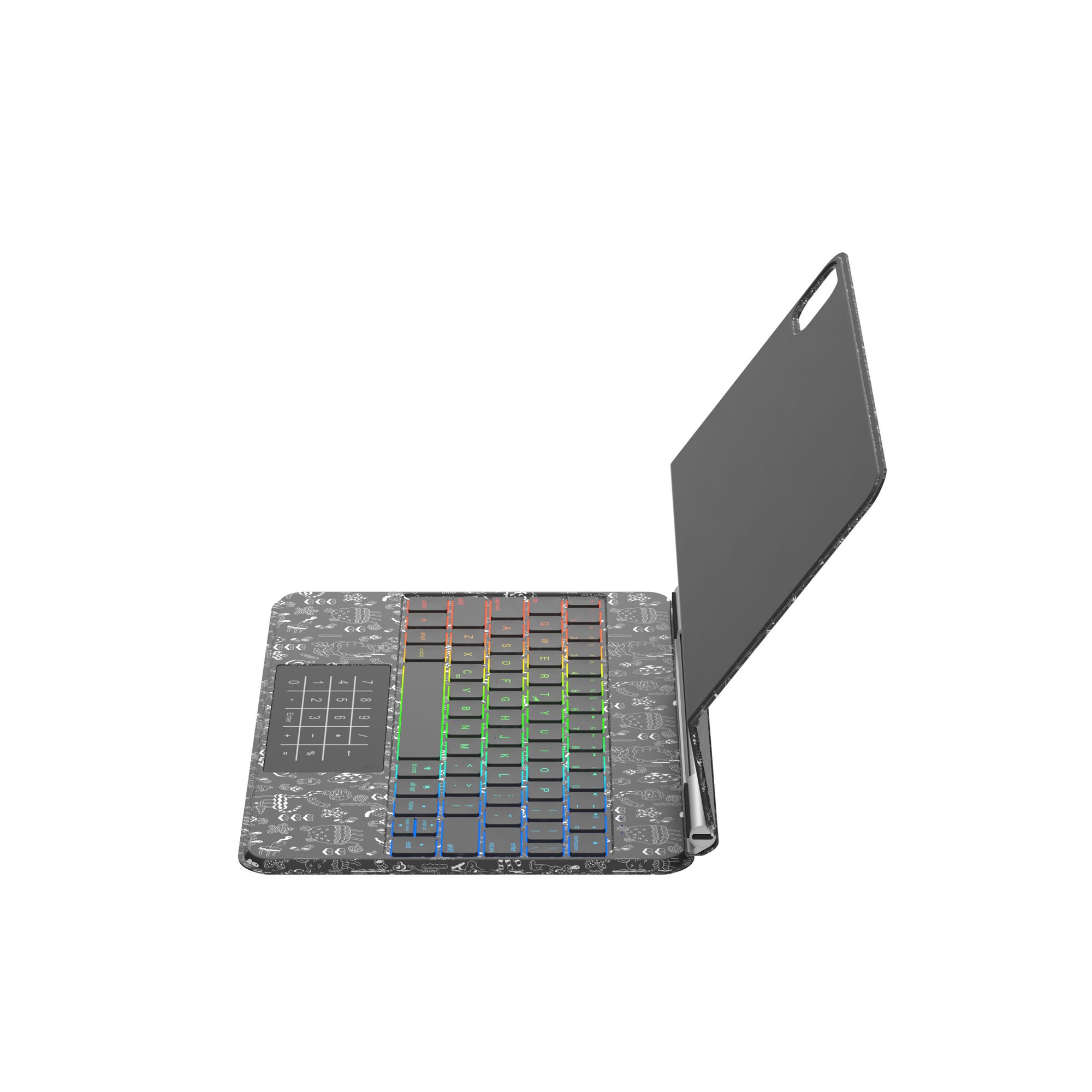 Doodle Keyboard Case Matched for 11 inch