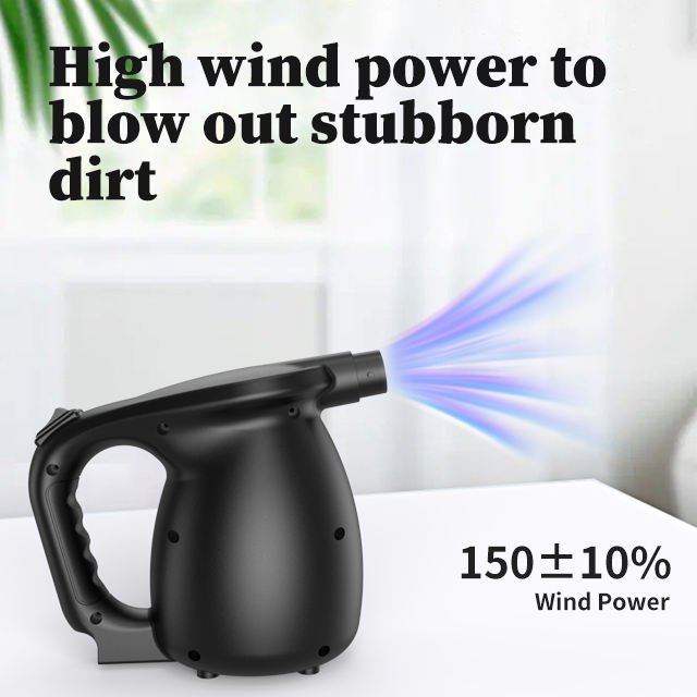High-power Wired Dust Blower One Button Switch Control 600w Ac Cable Ac 110v / 220v Air Duster Computer Keyboard Cleaning