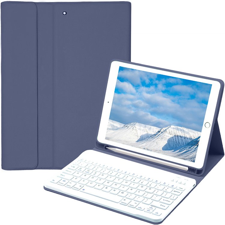 Tablet Case Cover For iPad 10th 10.9 inch 10.2 10.5 11 12.9 inch with Keyboard Leather Silicone Case For iPad