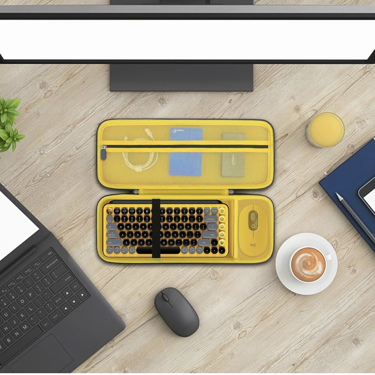 Customized eva Hard Case Keyboard Travel Tool Case Portable Bluetooth Wireless Keyboard Travel Case Bag for Logitech POP Keys