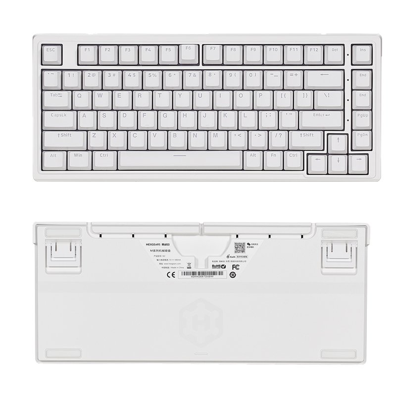 Custom Wholesale Ergonomic Computer Keyboard 83Keys Backlight Led USB Type C RGB Wired Gaming Mechanical Keyboard
