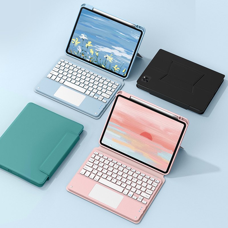 Suitable For IIPad 10th Generation (10.9-inch) Bluetooth Keyboard Apple Magnetic Silicone Protective 10 Inch Tablet. Keyboard