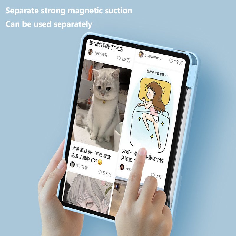 Suitable For IIPad 10th Generation (10.9-inch) Bluetooth Keyboard Apple Magnetic Silicone Protective 10 Inch Tablet. Keyboard