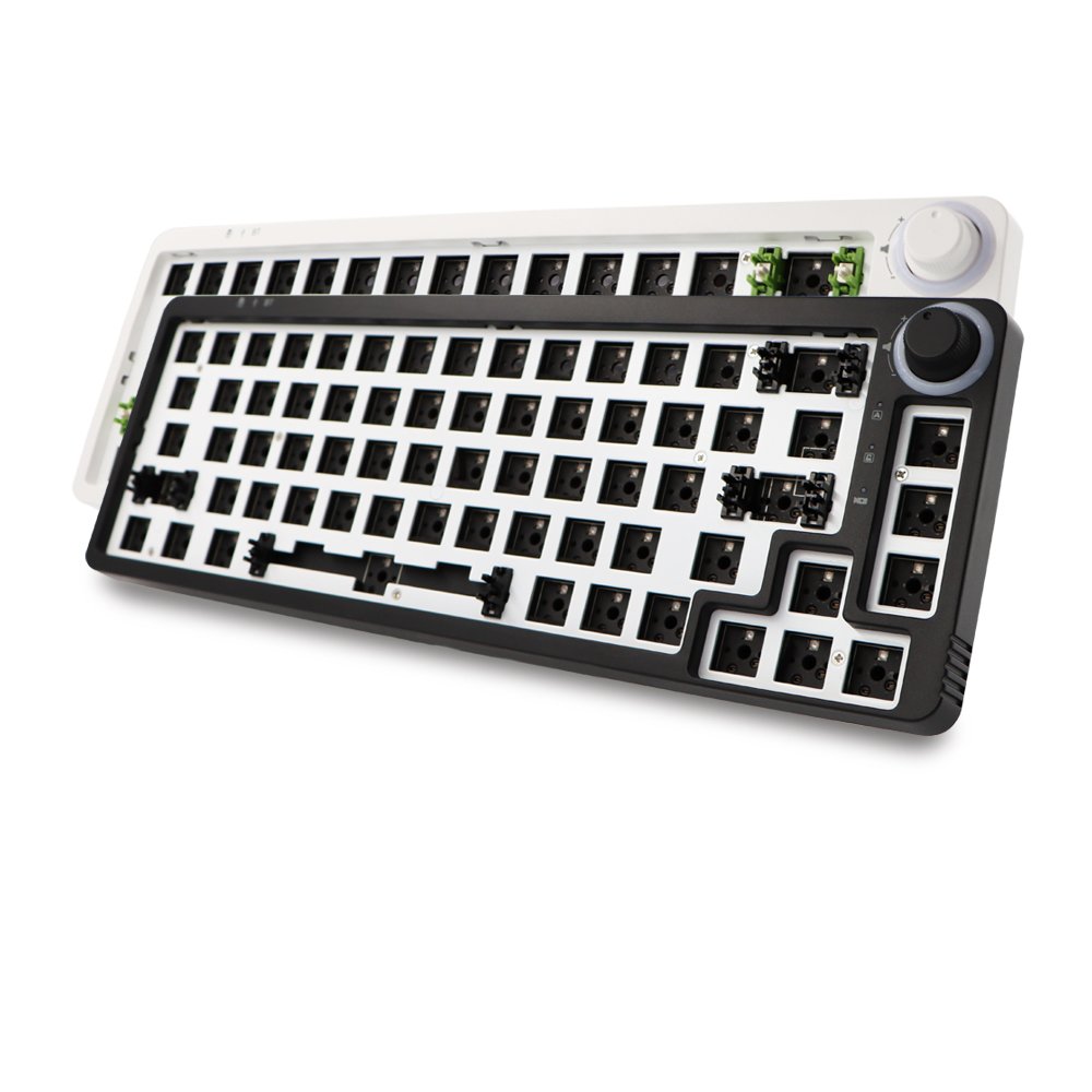 LK67/TM680 Hot Swap Mechanical Keyboard Programmable 3 Mode 3/5 Pins Switches Keyboard DIY Kit with Knob RGB Wireless Keyboard