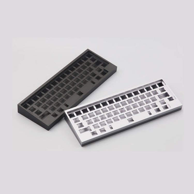 Custom Milling Aluminum Mechanical Keyboard Case Prototype Plate Anodized Aluminum CNC Keyboard Custom CNC Machining