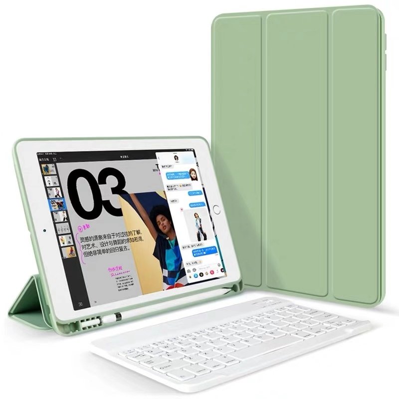 For New iPad 10.2 inch 2019 Leather Case Wireless Keyboard Cover for iPad 7th Generation