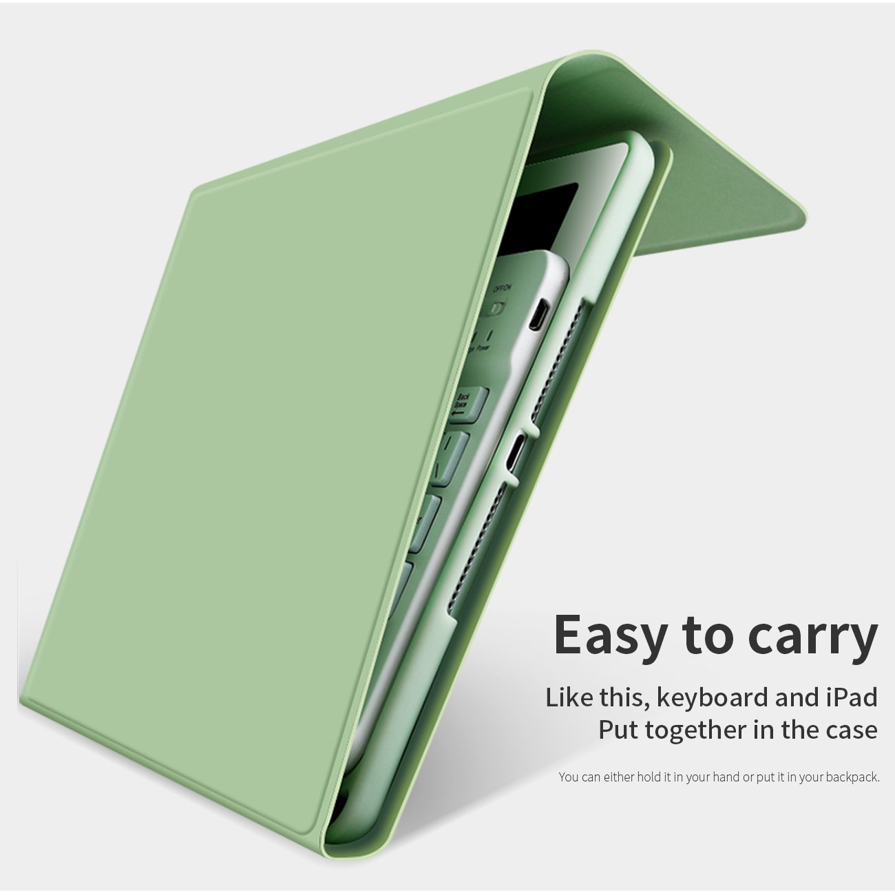 For New iPad 10.2 inch 2019 Leather Case Wireless Keyboard Cover for iPad 7th Generation