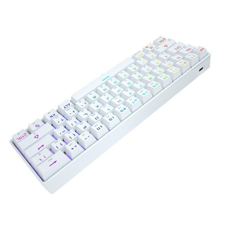 Ousaid 61 Keycaps Customized Hot Swap Keyboard Pc Gaming Mechanical Teclado RGB Usb Desktop CE Teclado Notebook ABS Plastic DK61