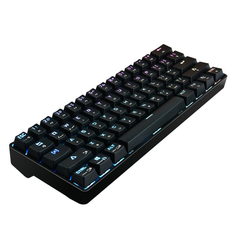 Ousaid 61 Keycaps Customized Hot Swap Keyboard Pc Gaming Mechanical Teclado RGB Usb Desktop CE Teclado Notebook ABS Plastic DK61
