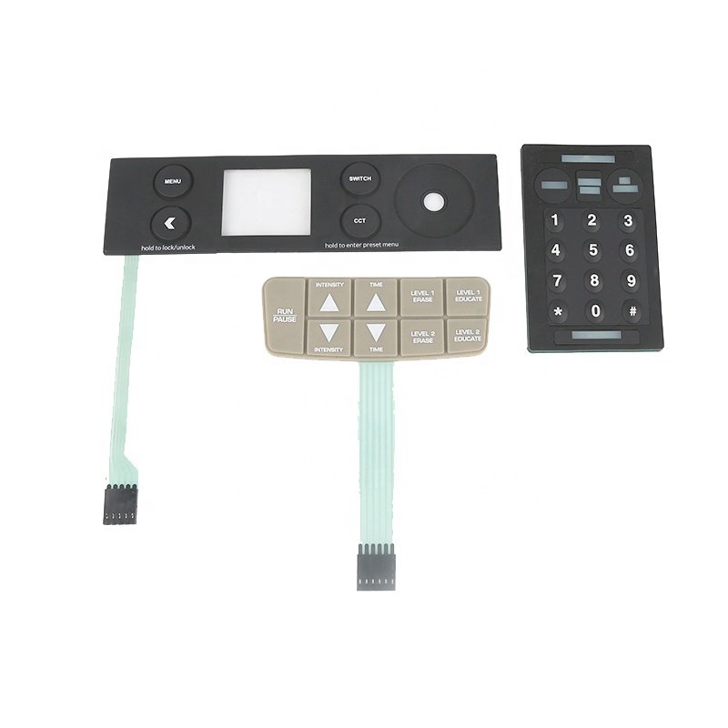China OEM silicone button matrix keypad with conductive pill for home appliance