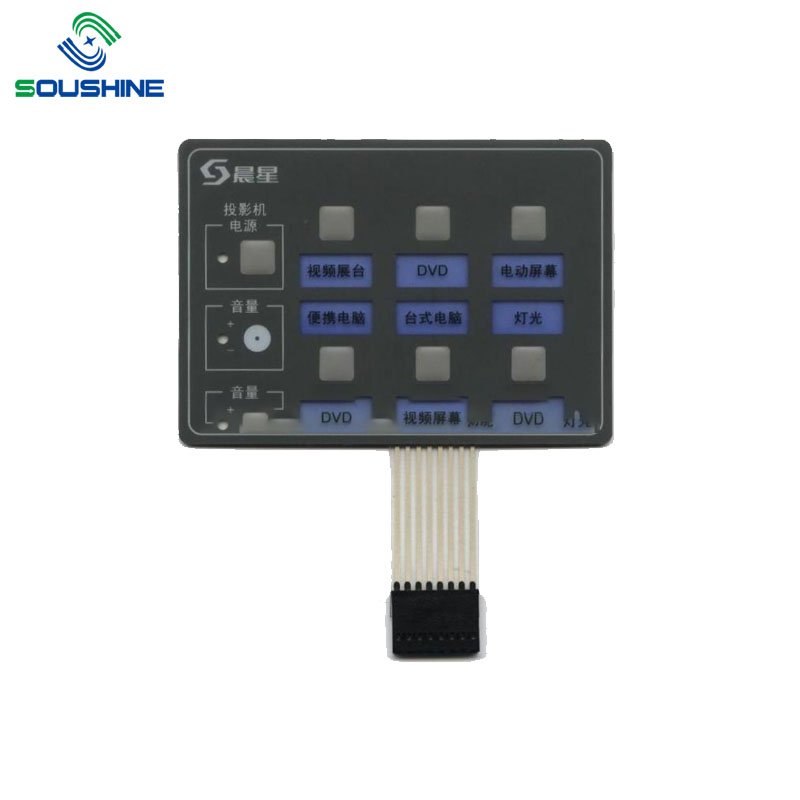 Low-Priced DIY Membrane Switch Panel with Embossing Button for Reliance Keypad switch membrane