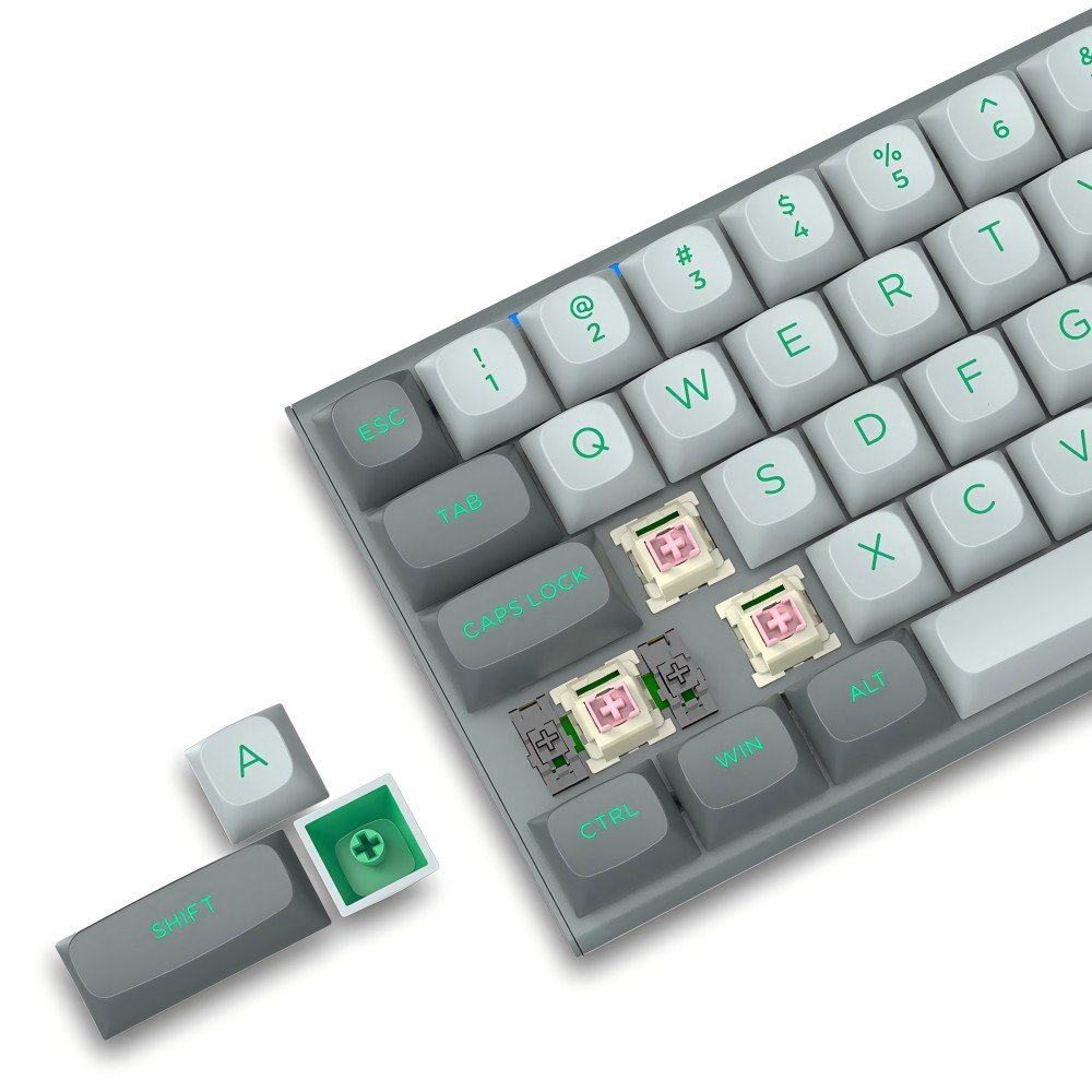 61 Keys Wired Keyboard Rapid Trigger Magnetic Switches RGB Backlit Magnetic Axis Mechanical Gaming Keyboard