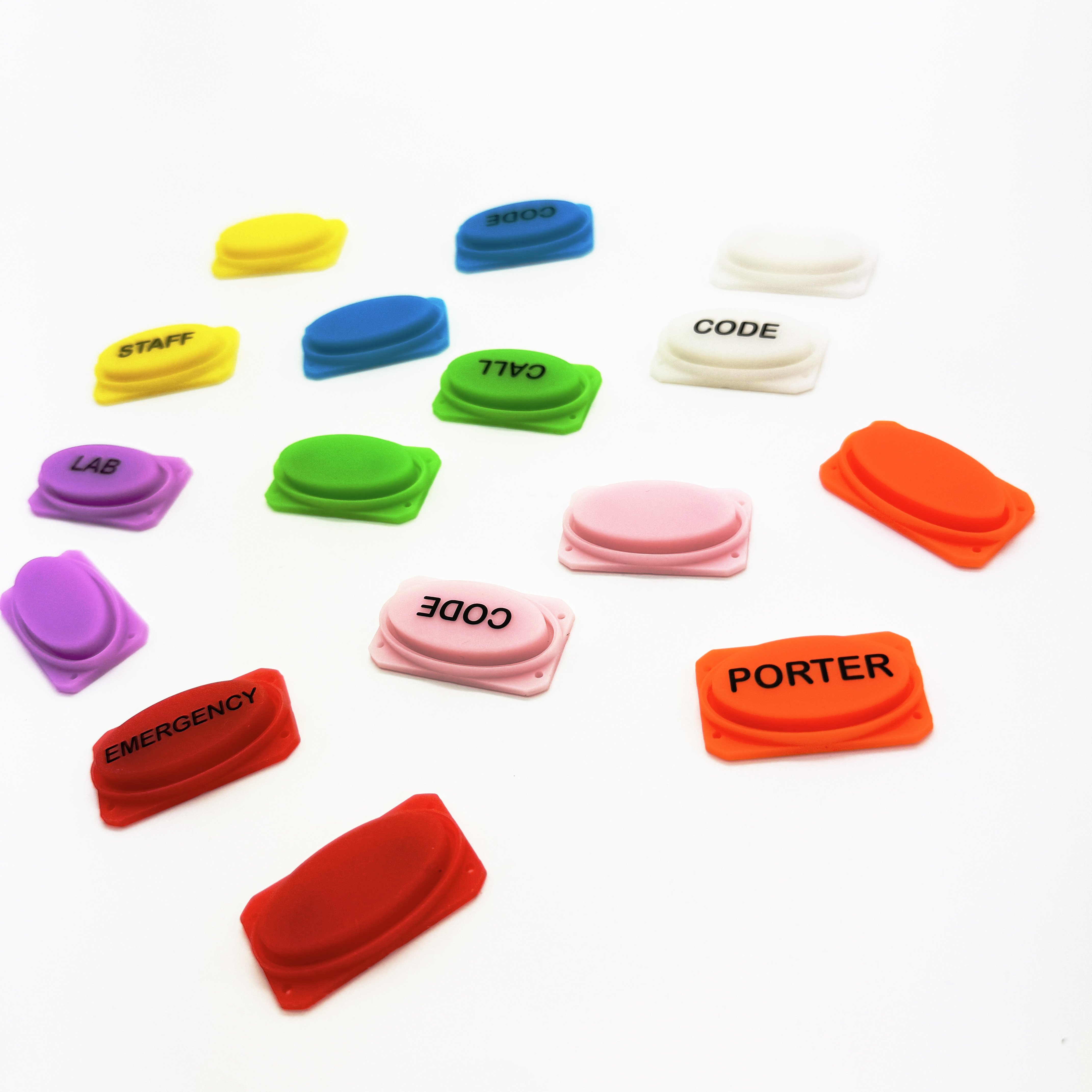 OEM ODM Custom Silicone Buttons Keyboards for Electronic Equipment Custom Color Logo Size Moulding Processing Service Available
