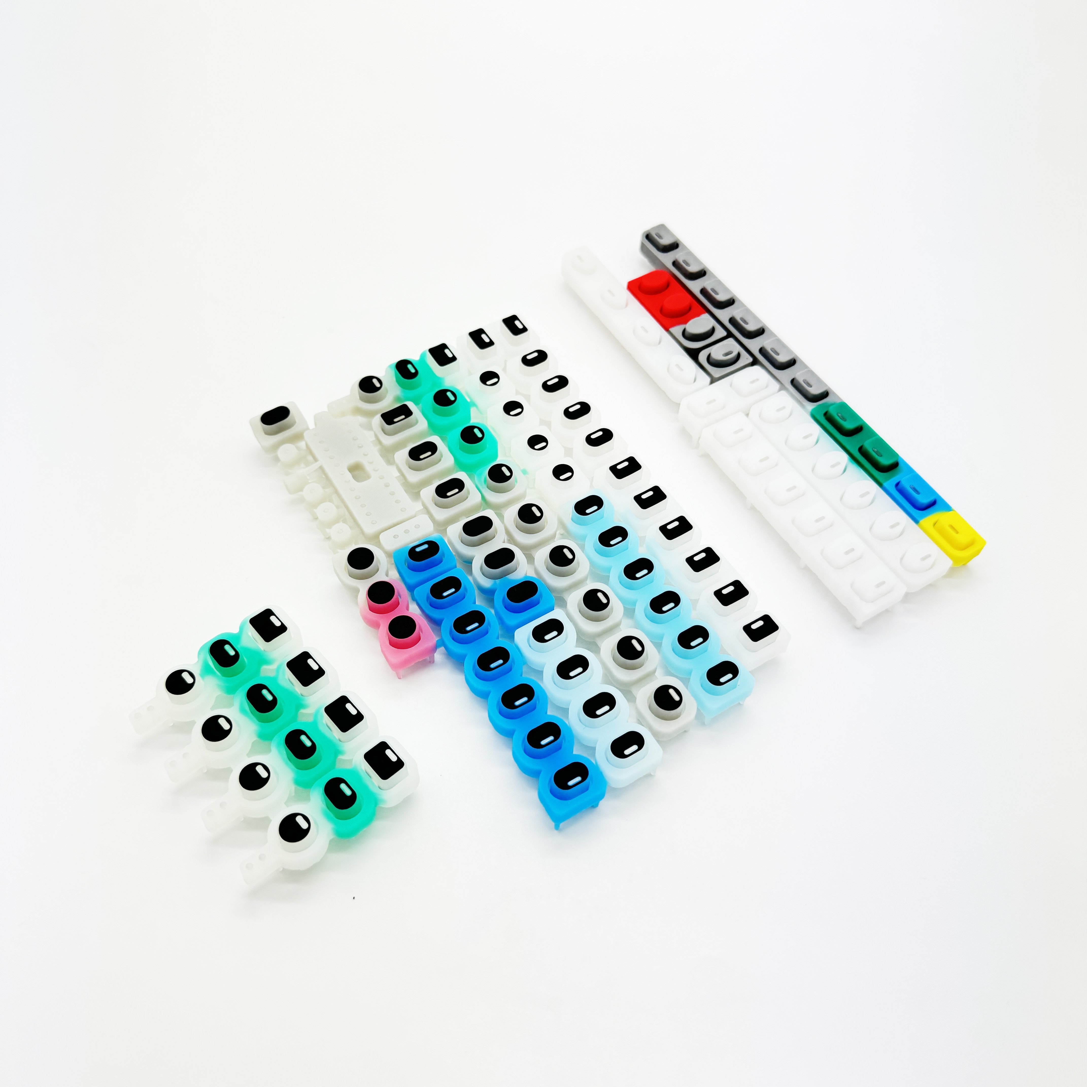 OEM ODM Custom Silicone Buttons Keyboards for Electronic Equipment Custom Color Logo Size Moulding Processing Service Available