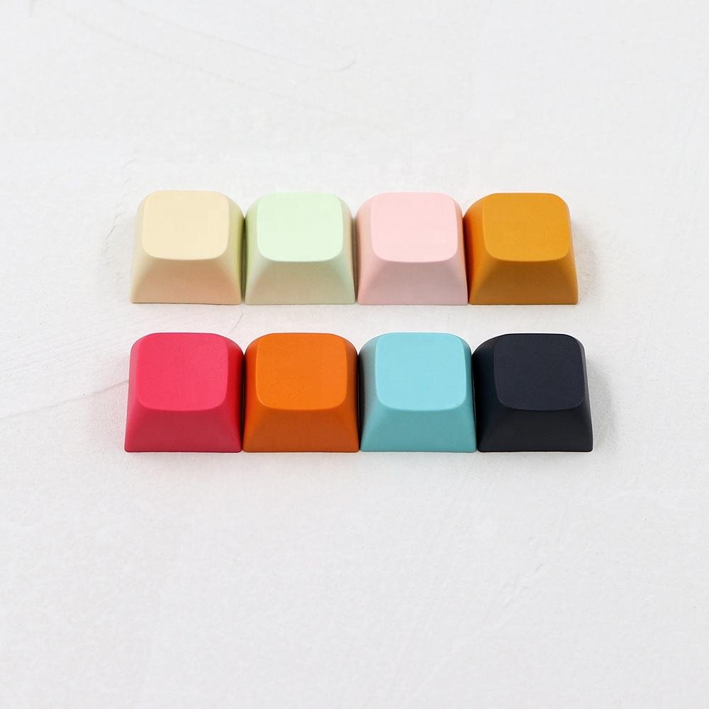 2024 Keycap XDA PBT 1U Not Engraving Blank Key Cover Unique OEM Key Button for Mechanical Keyboard Replacement Clear