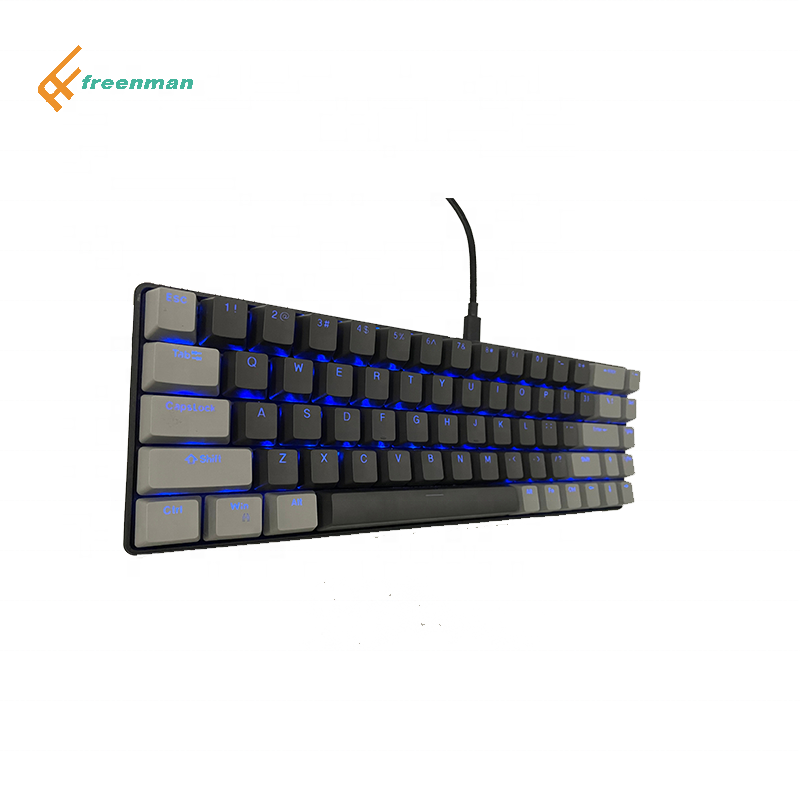 Gaming Keyboard Freenman Hot Swap Teclado ABS Material 68 Keys High Back 7 RGB Usb Mobile Phone Keyboard Techno Keyboard