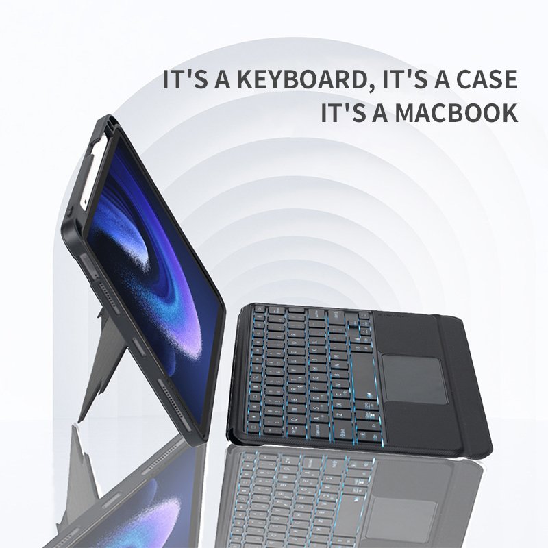 For ipad 10 generation 10.9 2022 Right pen slot touch backlight detachable Bluetooth keyboard case