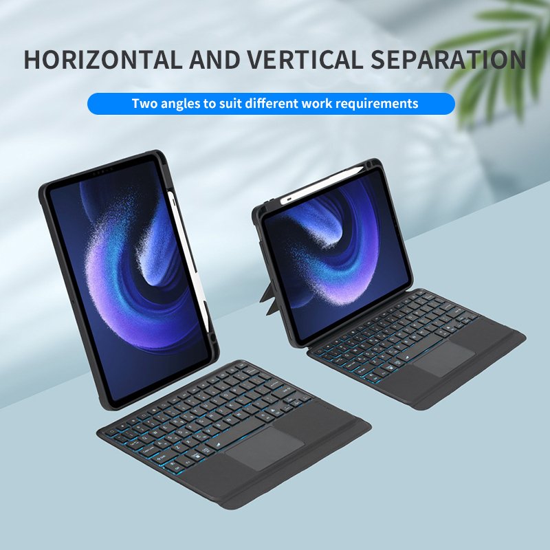 For ipad 10 generation 10.9 2022 Right pen slot touch backlight detachable Bluetooth keyboard case