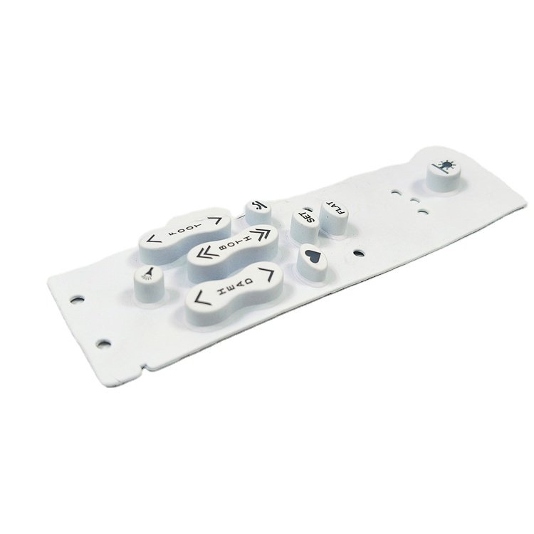 Customized Silicone Rubber Keypad & factory price silicone membrane switch keyboard for controller